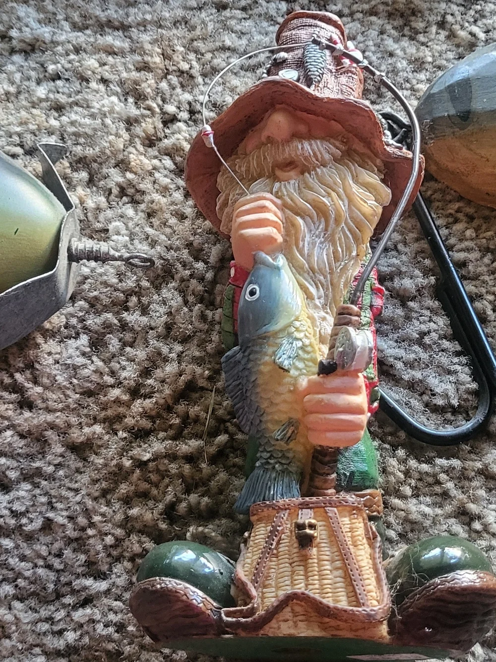 Lot Of 7 Rustic Fishing Decore
